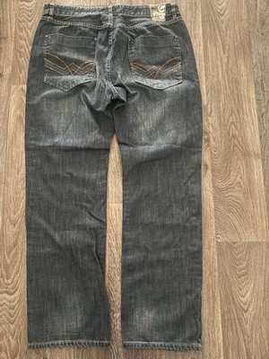 Marc Ecko Men's Vintage Denim Jeans Unlimited Embroidered Baggy 5-Pocket 40