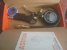 Astroai Digital Tire Pressure Gauge With Inflator 250 Psi Heavy Duty Open Box