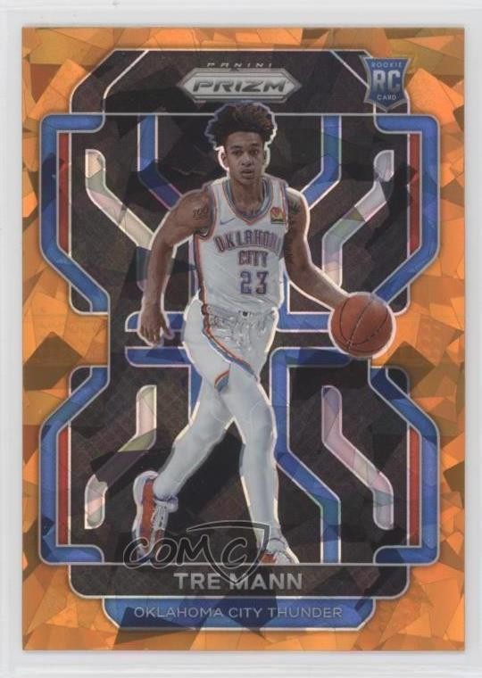 2021-22 Panini Prizm Orange Ice Prizm Tre Mann #274 Rookie RC 1c5u