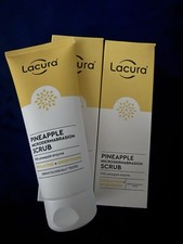 2 x Lacura Pineapple Microdermabrasion Scrub 100ml Each NEW BOXED