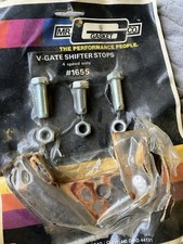 Vintage Mr Gasket 1655 V Gate 4 Speed Shifter Stop New In Open Packet Rusted Nr