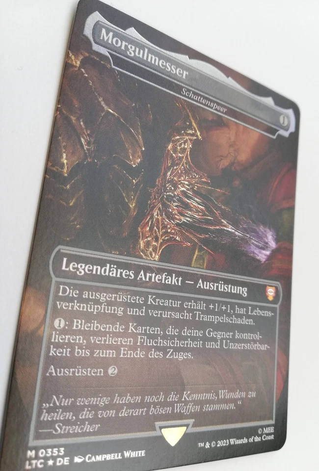 MTG | Morgul Knife (Shadow Spear) | Foil, Borderless | German | NM+ - Bild 2 von 4