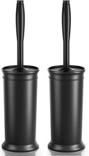 Toilet Brush and Holder 2 Pack, Toilet Bowl Brush with Extra Long Handle