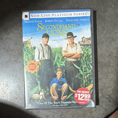 New Line Platinum Series Secondhand Lions DVD Widescreen PG Drama (2003)