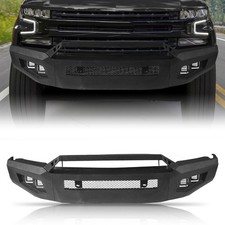 Front Bumper W Led Lights Fit For 2019 2020 2021 Chevrolet Silverado 1500 Front Bumper W Led Lights Fit For 2019 2020 2021 Chevrolet Silverado 1500