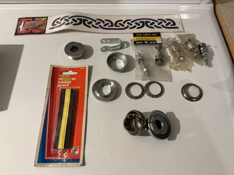 Lot Of Vintage Bicycle Parts new old stock