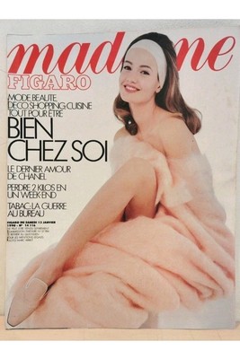 Madame Figaro Magazin Jan.1990 Karen Mulder,Ornella Muti,Sophie Marceau 