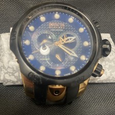 Invicta Reserve Venom Men Watch Quartz Blue Dial Model No. 6118 Needs The Band