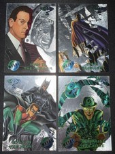 1995 Fleer Metal Batman Forever Silver Flasher Card Lot Batman Two Face (READ)