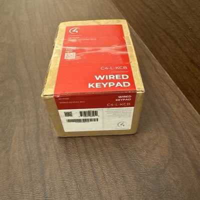 Control4 Lux Wired Keypad Open Box New Never Used  Model C4-LKCB
