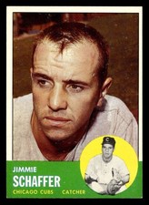 1963 Topps #81 Jimmie Schaffer Near Mint Cubs  ID:453832