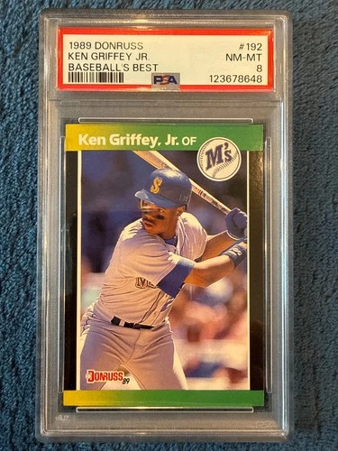 1989 Donruss Baseball's Best - Ken Griffey Jr #192 (RC) PSA8