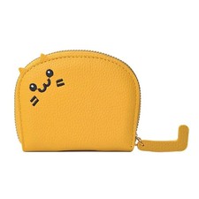 Cat Shaped Design Wallet Women's Multi-card Slots Holder Leather Coin Purse