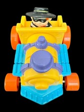 McDonald's Hamburglar Train Toy Pull Apart Yellow Orange Purple Blue 1990