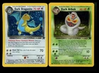 Dark Dragonite 5/82 Arbok 2/82 Team Rocket 2000 Vintage Pokemon Card Lot WOTC
