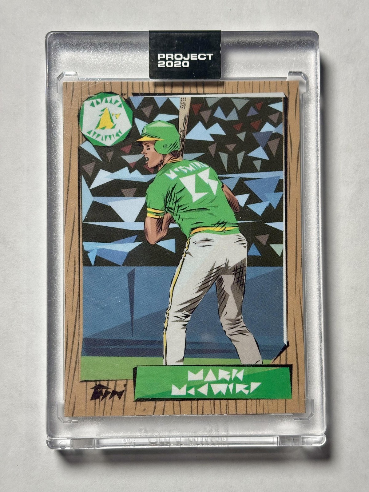 2020 Topps Project 2020 Mark McGwire #60 Oakland Athletics