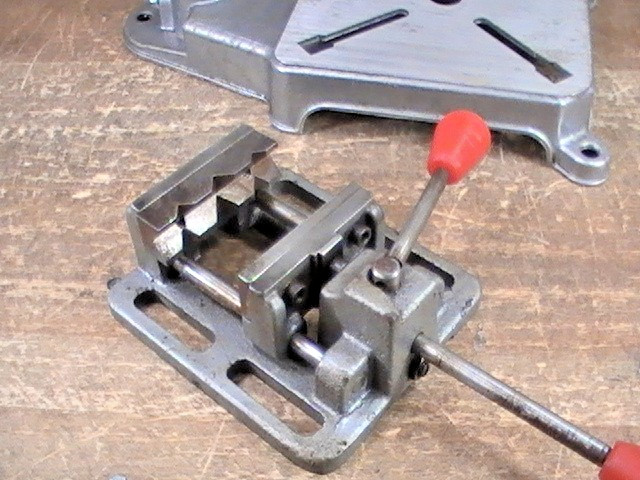 SEARS/CRAFTSMAN #9_25989 20" HD ALUMINUM DRILL PRESS STAND W/ 3" VISE VINTAGE