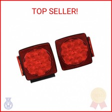 12V LED Submersible Left and Right Trailer Lights Stop Tail Turn Signal Lights f