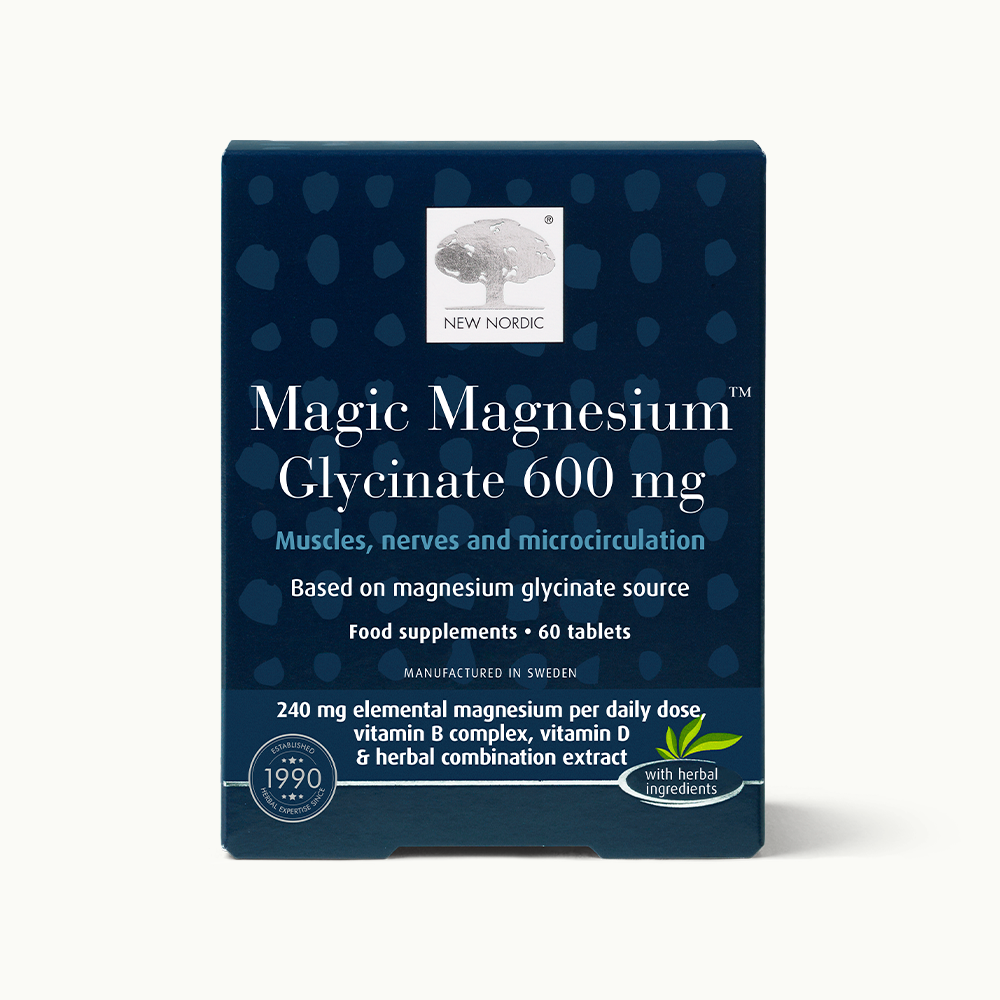 New Nordic - Magic Magnesium Glycinate 600mg - 60 Tablets