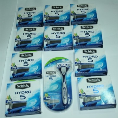 81 Schick Hydro5 Cartridges Shaver 5 Blades Razor Refills Wilkinson Power Open