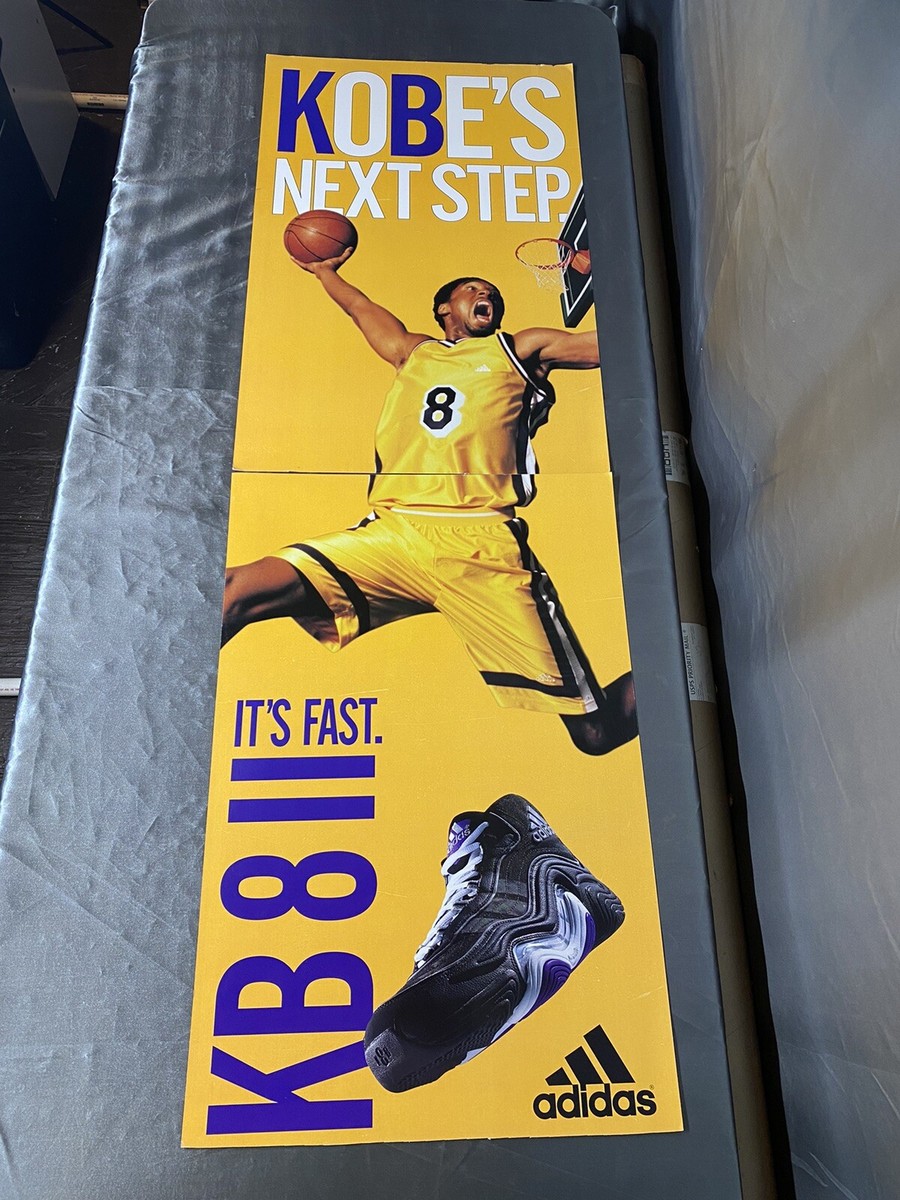 Footlocker Double Sided Poster Retro KOBE BRYANT “KB8 II” 56” x 18