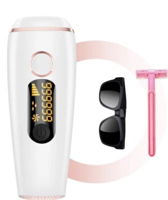 Fezax IPL Hair Removal Device, Flashes Permanent Painless Hair Removal Systems