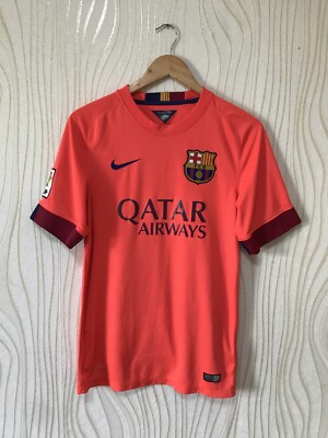 BARCELONA 2015 2016 AWAY FOOTBALL SHIRT SOCCER JERSEY NIKE 610595