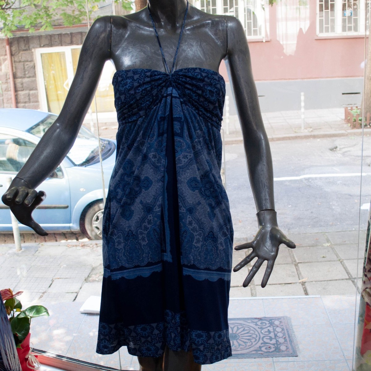 alemais denim mini dress JACONES DENIM MINI DRESS