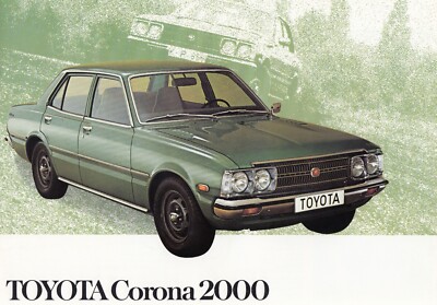 TOYOTA CORONA 2000 Limousine Youngtimer Prospekt Brochure Sheet 1975 48