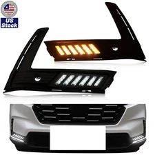 For Honda CR-V CRV 2023 2024 LED DRL Daytime Running Light Fog Lamp Turn Signal