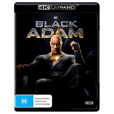 Black Adam 4K UHD Blu-Ray : NEW