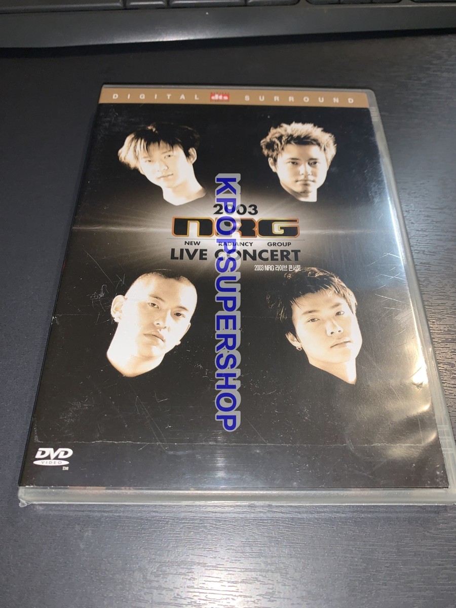 NRG 2003 Live Concert DVD New Sealed Rare OOP KPOP All Region