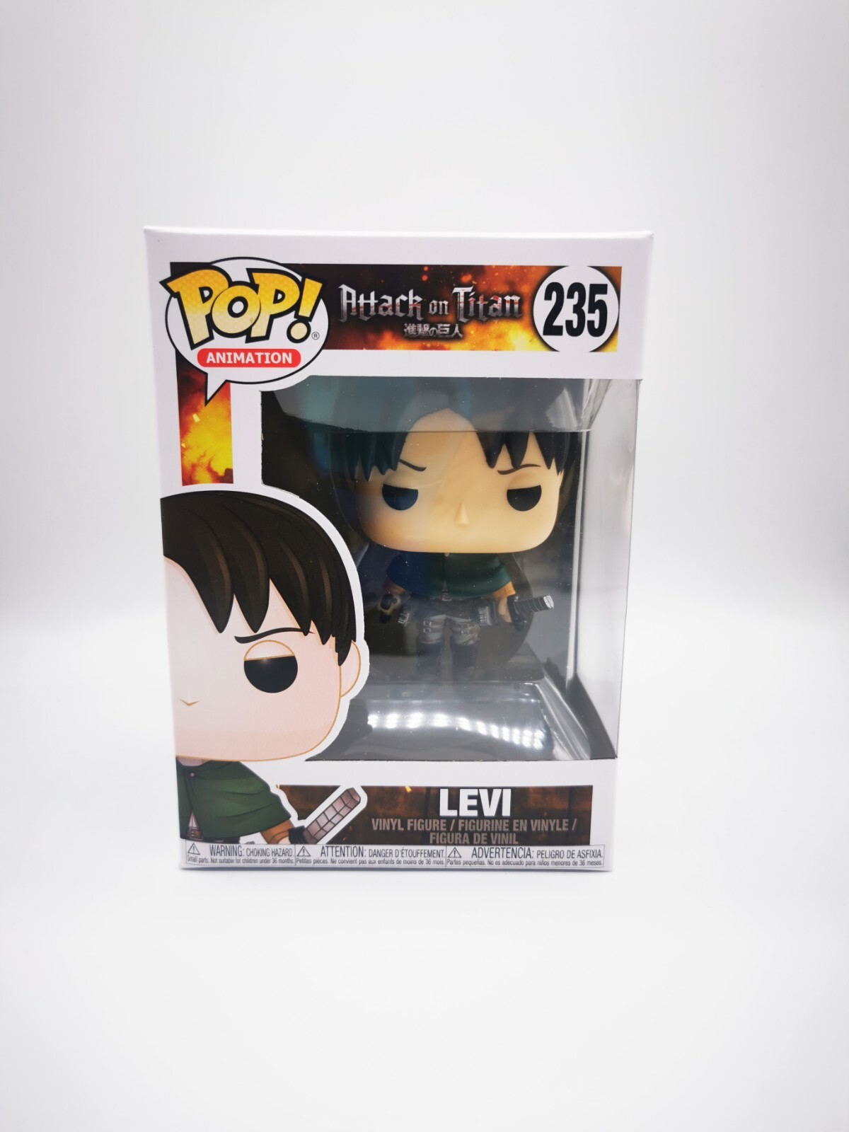Funko Pop Levi Attack on Titan 235 Ackermann Vinilo Figura Ilustración Anime