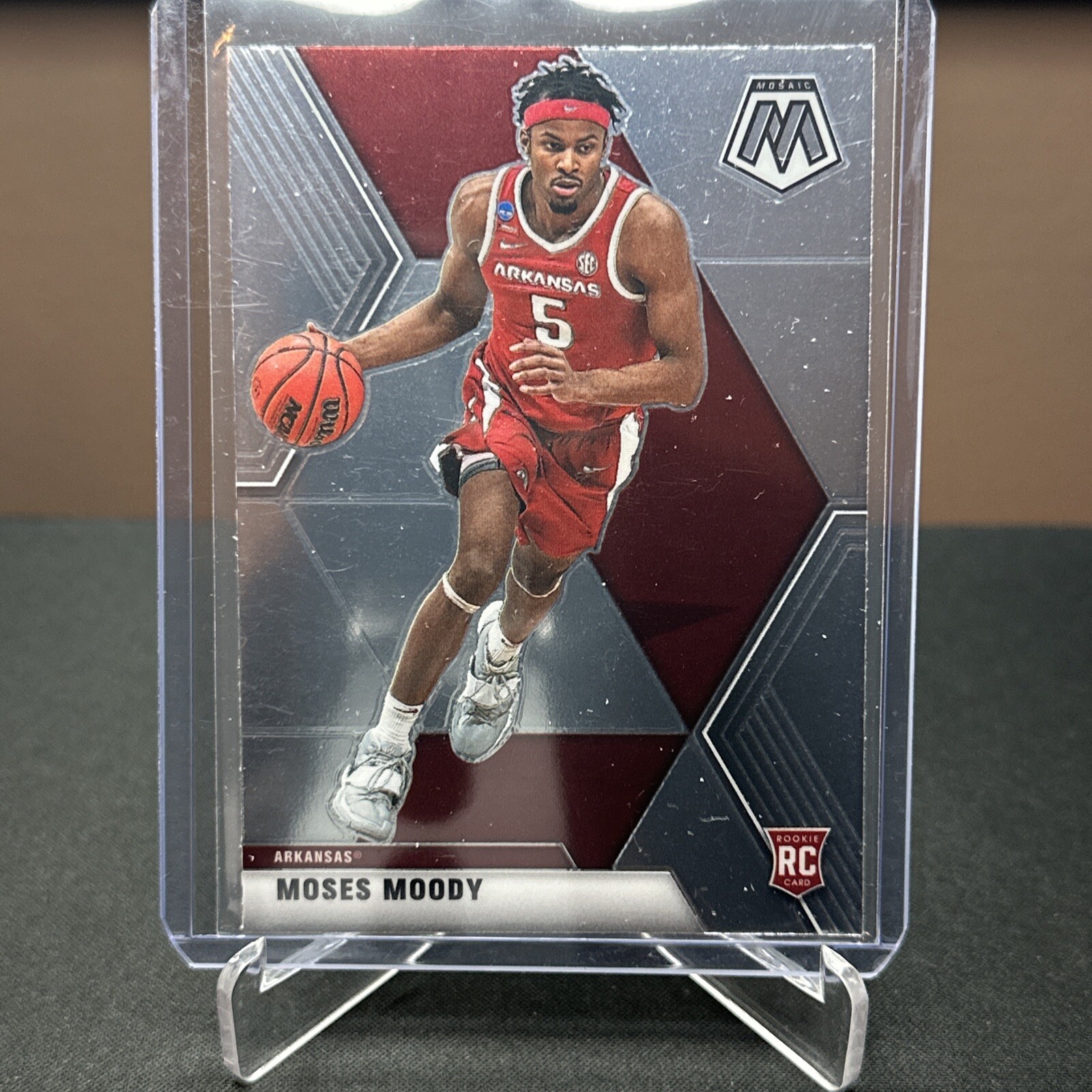 2021 Chronicles Mosaic Draft Picks: Moses Moody Rookie Card No. 261
