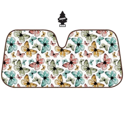       Large 57x27 Butterfly  Car Windshield Popups Sunshade For Hyundai 