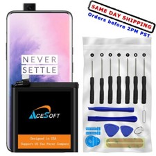 High Capacity 4720mAh Extended Slim Battery Screwdriver Tool Set F OnePlus 7 Pro