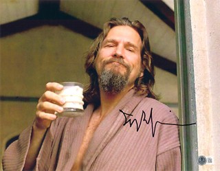 Jeff Bridges Signed Autograph The Big Lebowski 11x14 Photo Beckett BAS The Dude