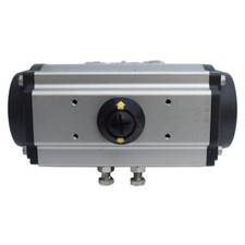 2" NPT 3-Way Pneumatic Actuated Ball Valve Double Acting 1000 PSI -20  to 180  