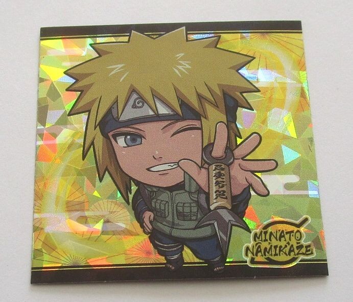 NARUTO Minato Namikaze No.2-27 UR Vol.2 Sticker Niformation Wafer