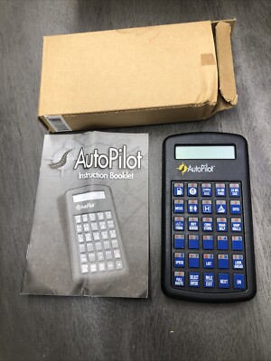 Ultradata Autopilot Handheld Travel Calculator 982 Very Good Condition With Manu