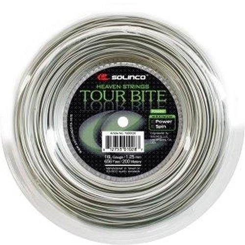 Solinco Tour Bite ( 100m Rolle ) silber 1,25 mm (0,75 EUR/m)