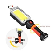 Torcia Lavoro Led Auto Lampada Officina Meccanico Ricaricabile CAVO USB Gancio