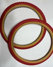 KENDA TIRE K50 402 BMX TYPE  20 x 1.75 RED SET