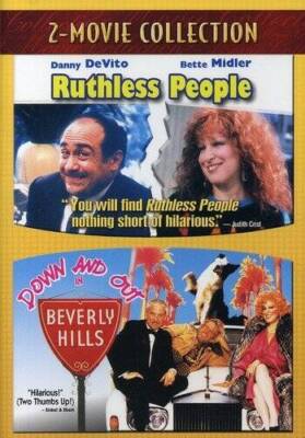 Ruthless People  Down and Out in Beverly Hills - DVD - GOOD