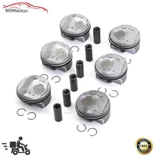 6Pcs Pistons Rings Set STD 94610306107 94610306007 For Panamera Macan S 95B 970