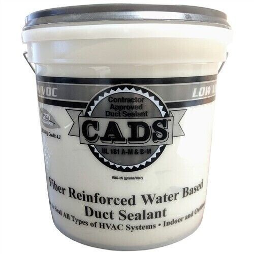 Fiber Reinforced Water Based Duct Sealant 1 Gallon White eBay