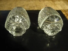 2 VINTAGE HENDRYX USA ART DECO GLASS BIRD CAGE FEEDER/WATERER NEW ORIGINAL STOCK