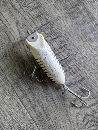 Señuelo de pesca vintage Rinehart JINX tigre blanco - Imagen 7 de 8