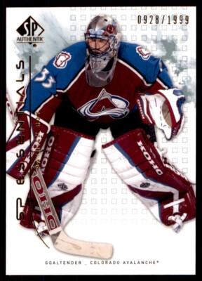 2009-10 SP AUTHENTIC SP ESSENTIALS PATRICK ROY 0928/1999 COLORADO AVALANCHE #141