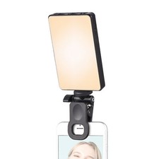 Pocket Phone Clip-on LED Video Light for Online Meeting Live Streaming K1O4